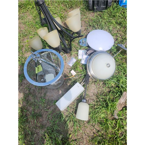lot of 6 light fixtures