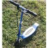 Image 1 : Razor electric scooter - works, needs battery, was hooked up to run off drill batteries