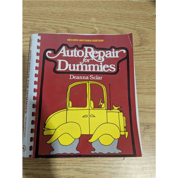 Vintage book "Auto Repair for Dummies"