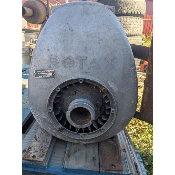 Vintage Rotax 247cc snowmobile motor, good compression