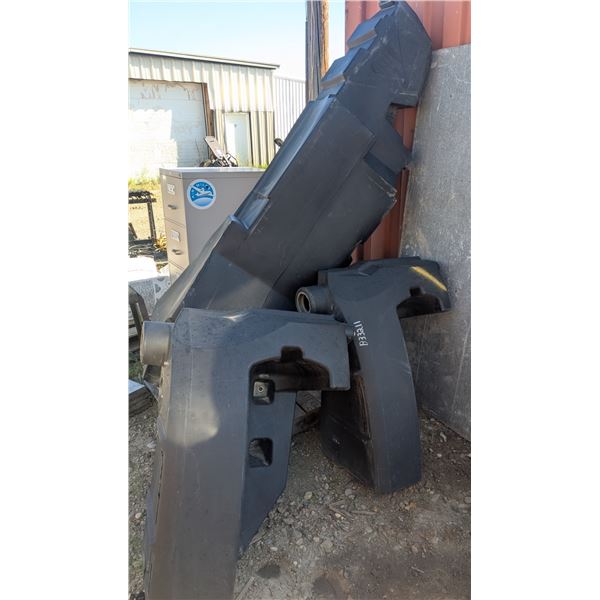 2 Medium  plastic tanks with one large plastic tank, for water or chemical