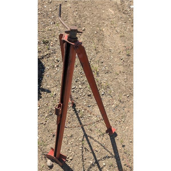 Vintage folding tripod screw jack
