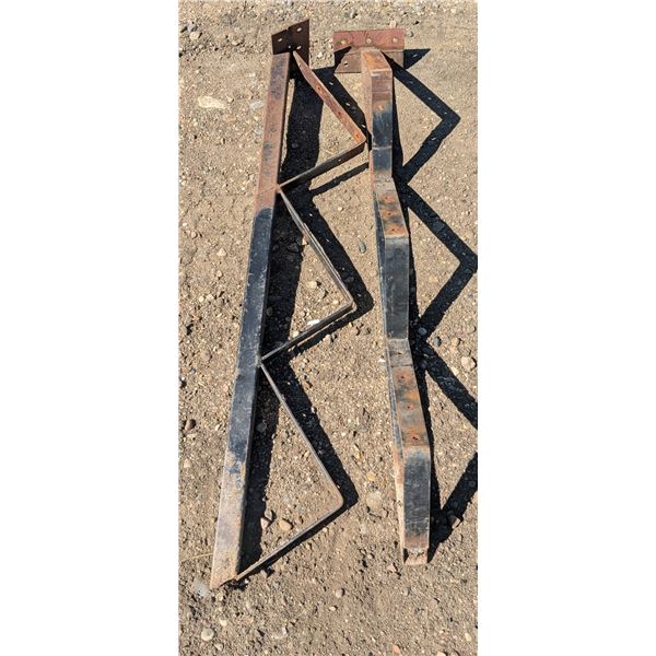 Steel stair risers, 3 steps