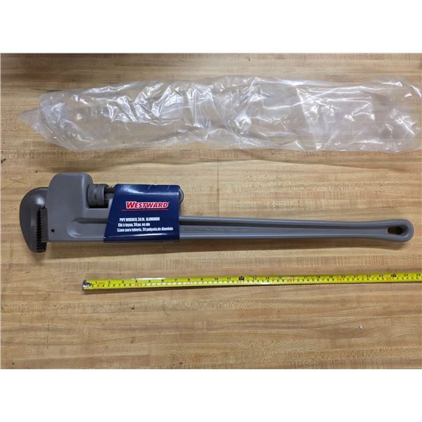 Brand new 36" aluminum pipe wrench