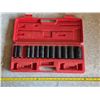 Image 1 : 1/2 impact socket set- not complete