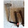 Image 2 : Lot of antique tools- animal trap, wrench, gauges