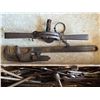 Image 3 : Lot of antique tools- animal trap, wrench, gauges