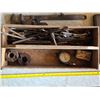 Image 4 : Lot of antique tools- animal trap, wrench, gauges
