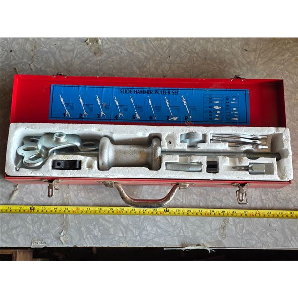 Slide hammer puller set