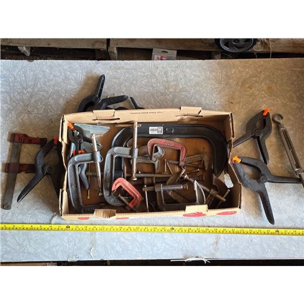 Lot of  various lot clamps