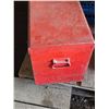 Image 3 : Red tool chest- is locked- no key- has tools in it- 12" by 26"