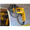 Image 4 : Dewalt corded drill and misc. hardware