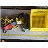 Image 1 : Milk crate with various straps