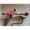 Image 2 : 2 antique hand drills and wrench