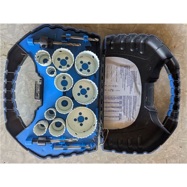 Mastercraft hole saw kit