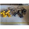Image 1 : Dewalt cordless drills, with chargers and batterys, untested