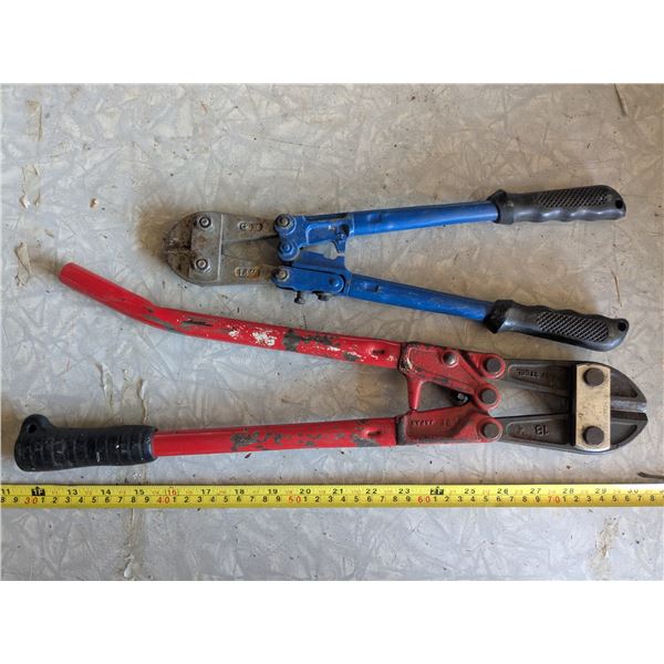 18" and 14" bolt cutters