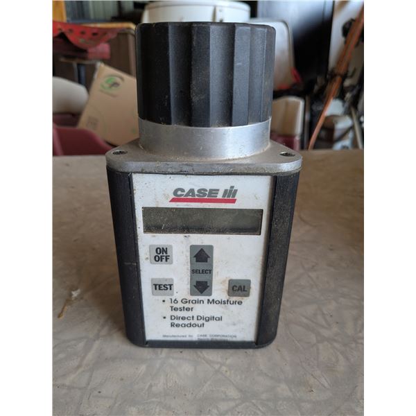 CASE grain moisture tester