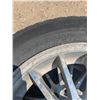 Image 3 : Set of 4 tires and rims, Chrysler, 5 bolt, R16, low tread