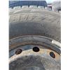 Image 2 : set of tires on rims, 6 bolt, R17, two very bald, other 2 low tread