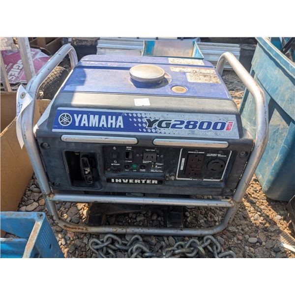 Yamaha YG2800i generator, weak compression but smooth, untested