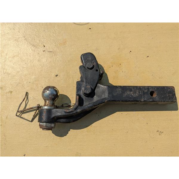 Heavy Duty hitch, solid steel, 2" ball