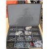 Image 1 : 2 Metal screw organizer cases, with hardware
