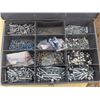 Image 5 : 2 Metal screw organizer cases, with hardware