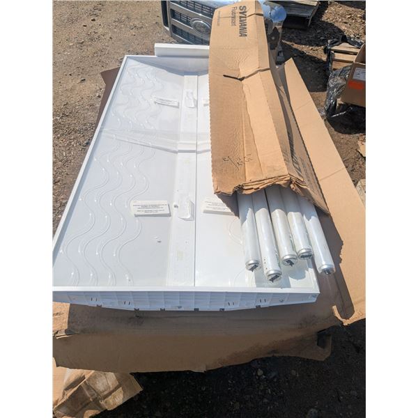 T12 bulbs, with 4' fixture