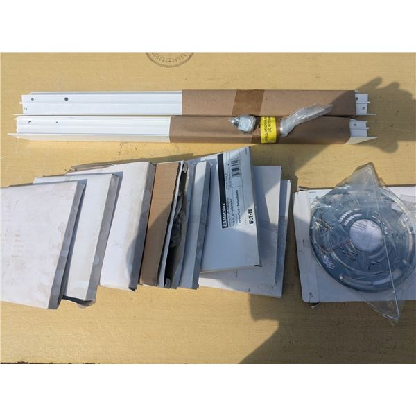 Trim pieces with surface mount kits