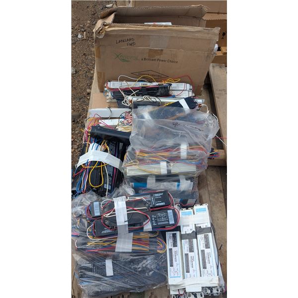 Mixed fluorescent ballasts and LED drivers