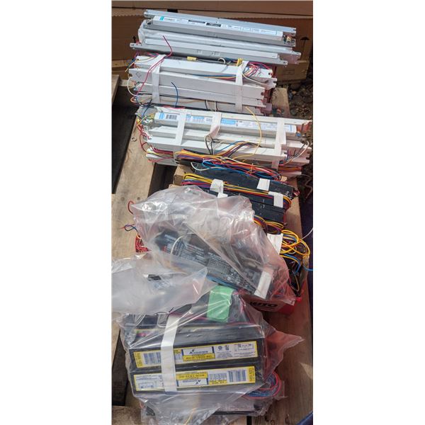 Mixed fluorescent ballasts and LED drivers
