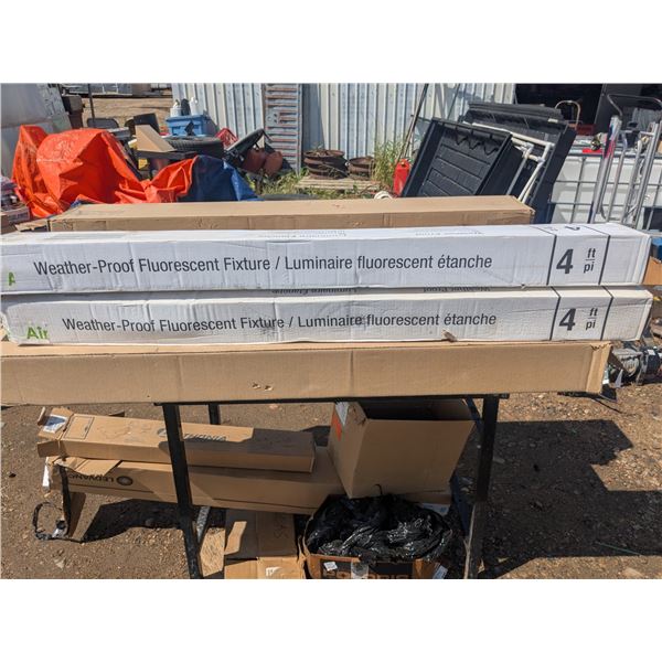 3 outdoor all weather fluorescent fixtures
