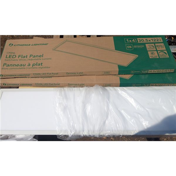 3- 1'x4' LED panel lights
