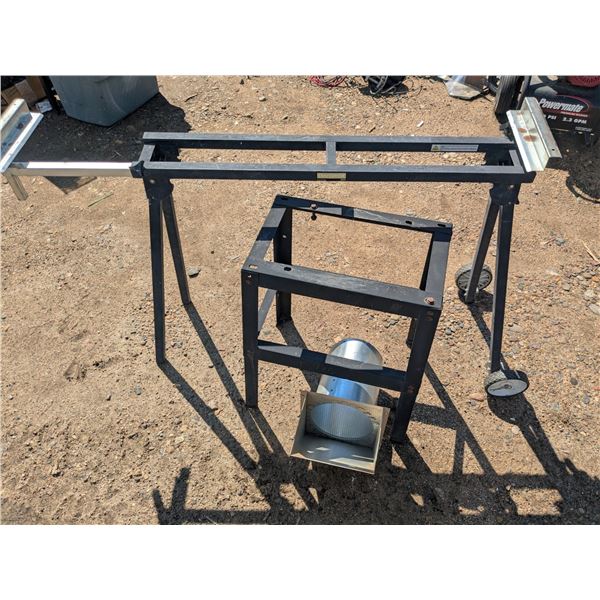 Tool stand, folding material stand, 8" ducting vent cover
