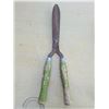 Image 4 : Vintage tool lot, pipewrench, tin snips, hand drill, hedge shears