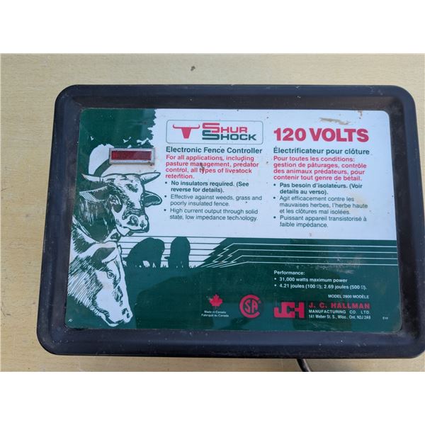 120V Electric fence Controller