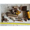 Image 2 : Antique and vintage tools with a metal basket