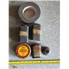 Image 1 : Vintage tins, duct tape and oiler