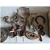 Image 4 : Antique tools, pullies, sad iron, oiler, insulators
