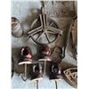 Image 6 : Antique tools, pullies, sad iron, oiler, insulators