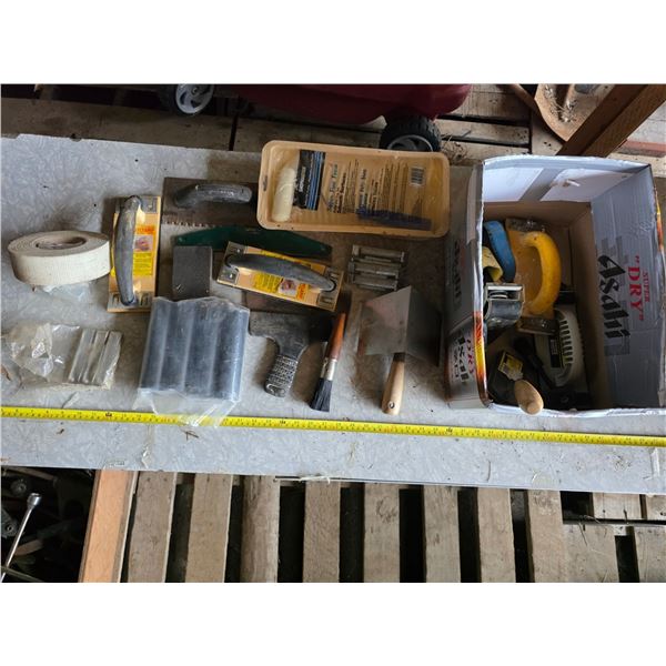 Drywall and painting supplies