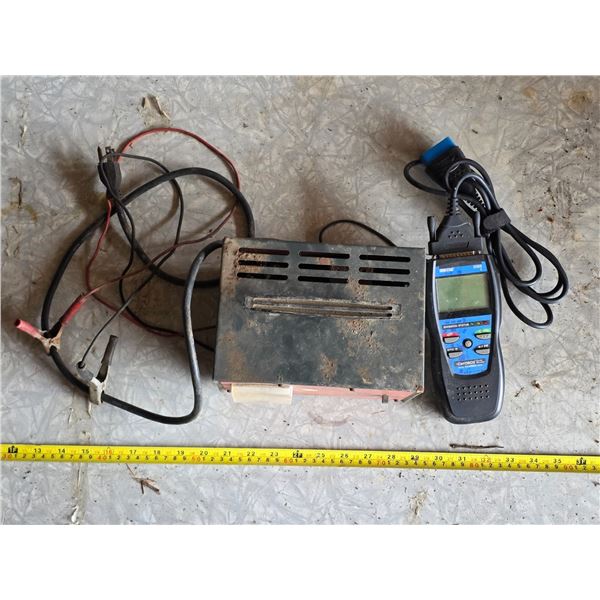 Battery charger and ford code reader- works