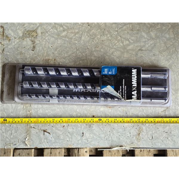 Brand new Maximum 3 piece nail cutting ship auger bits- 18"