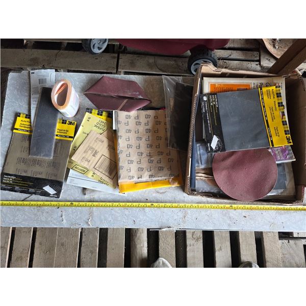 Various sand papers