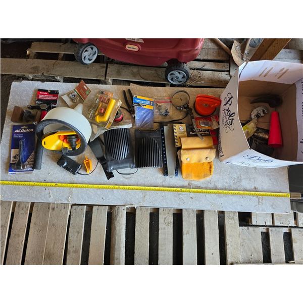 Various tools and hardware