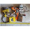 Image 1 : Assortment of tools, drill, battery charger- untested
