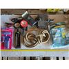 Image 1 : Assortment of items, hex key set, rope, sharpening stone