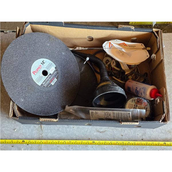 Lot of hardware- 14" cutting wheel