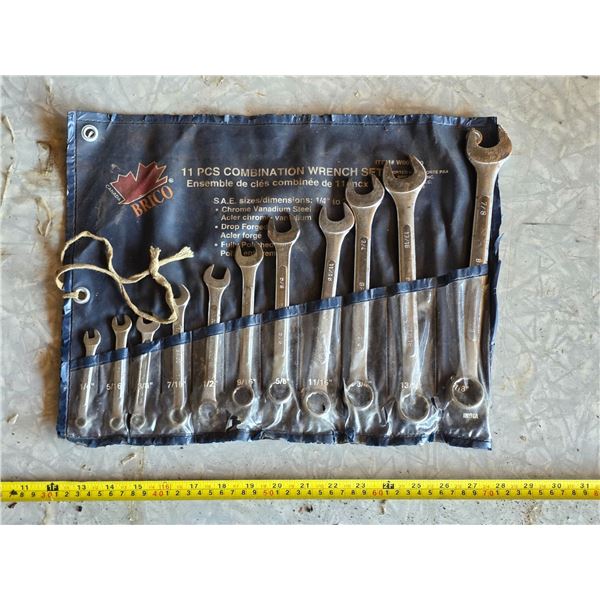 1/4"- 7/8" wrench set